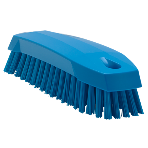 PETITE BROSSE À MAIN 165 MM À POILS MOYENS BLEU