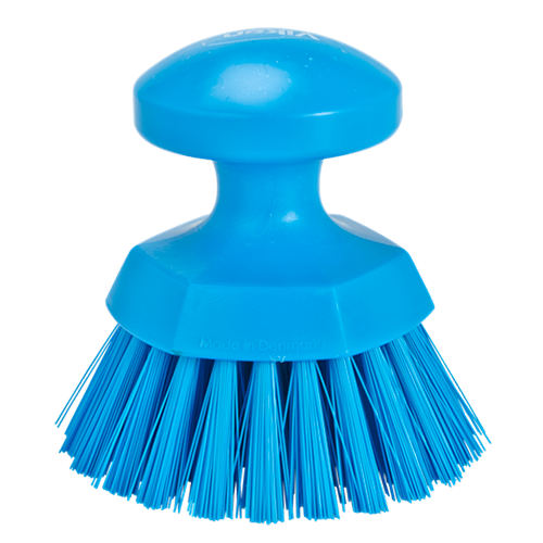 BROSSE À MAIN Ø110 MM À POILS DURS BLEU