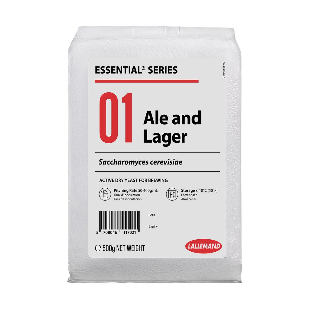 LEVADURA ESSENTIAL 01 - ALE & LAGER 500GR 