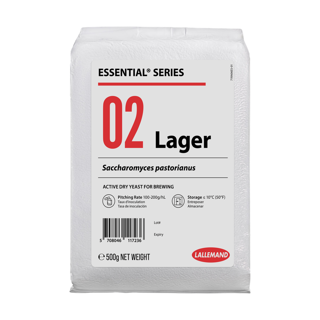 LEVADURA ESSENTIAL 02 - LAGER 500GR 