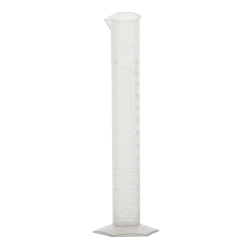 ÉPROUVETTE GRADUÉE AVEC BASE HEXAGONALE EN POLYPROPYLÈNE 500ML CLASSE B